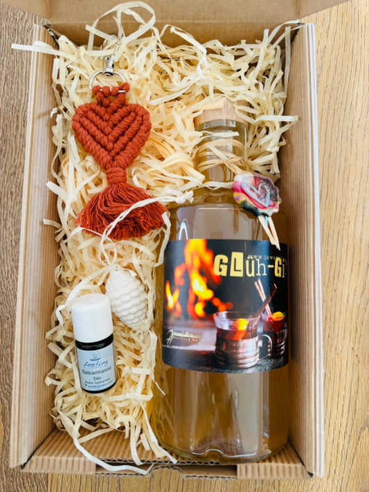 Winterliches Glüh-Gin Geschenkset – Handgemacht & mit Liebe verpackt